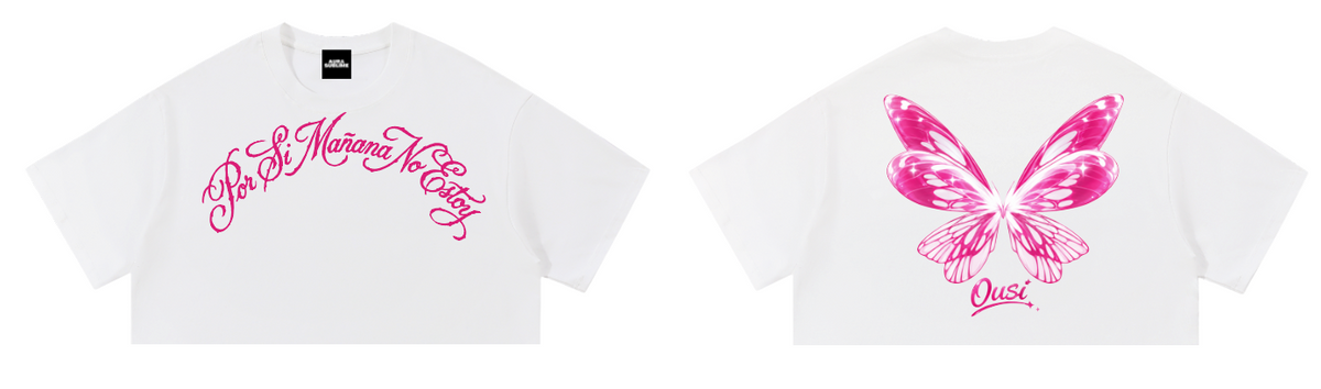 Omar Courtz — Crop Top | Mariposa Rosa – Aura Seventeen